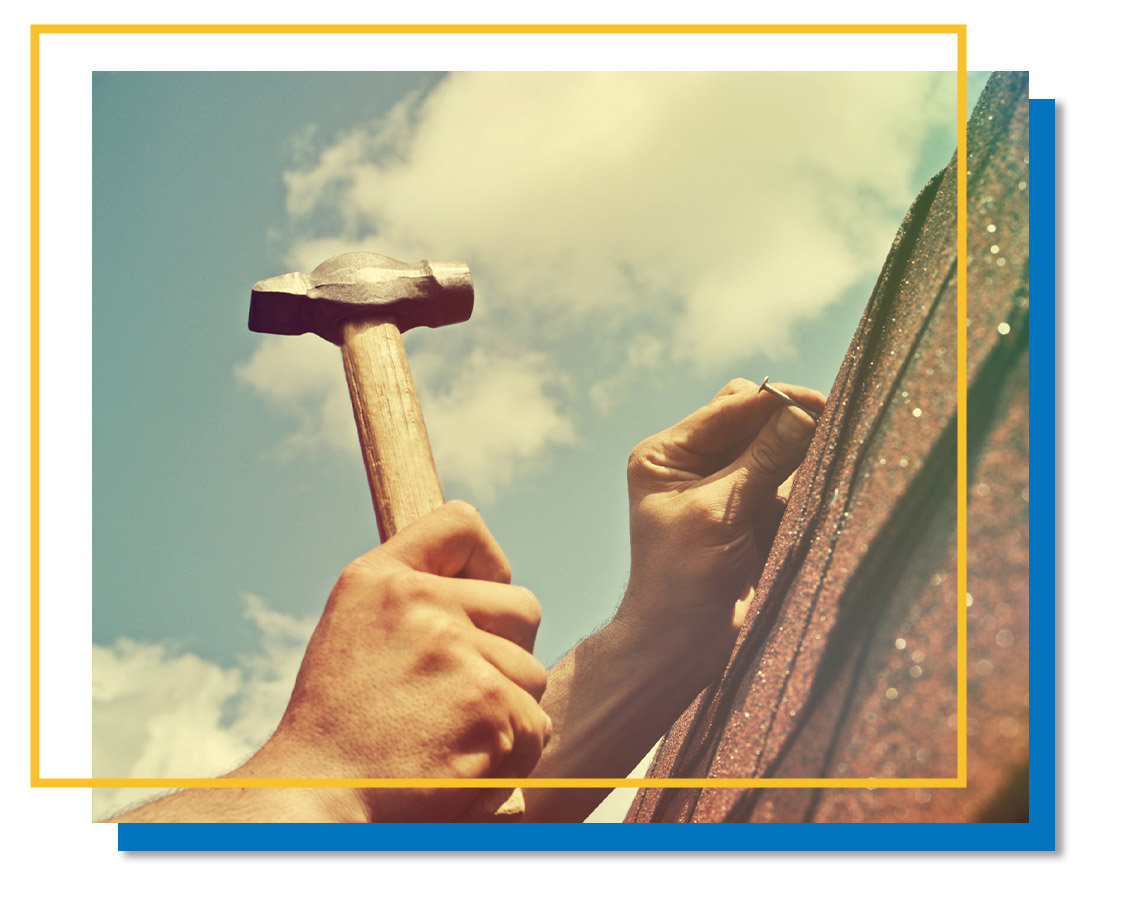 img of someone fixing a roof